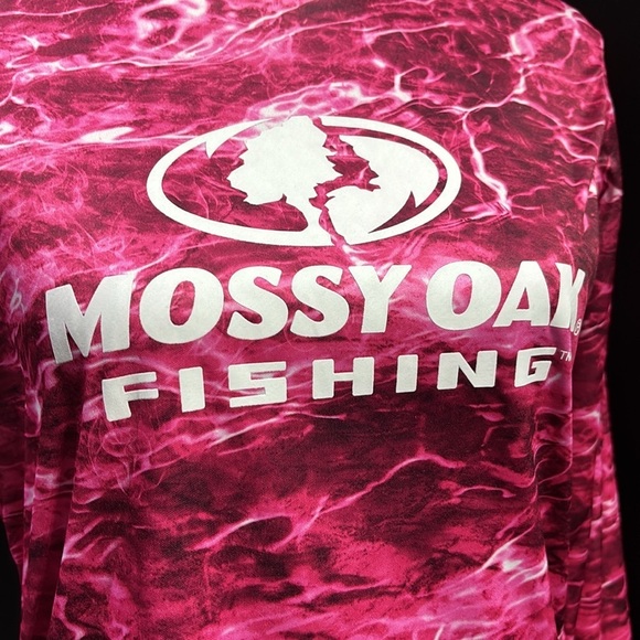 Mossy Oak Elements Tech moisture wicking,sun protection,crewneck,fishing logo - Picture 2 of 7